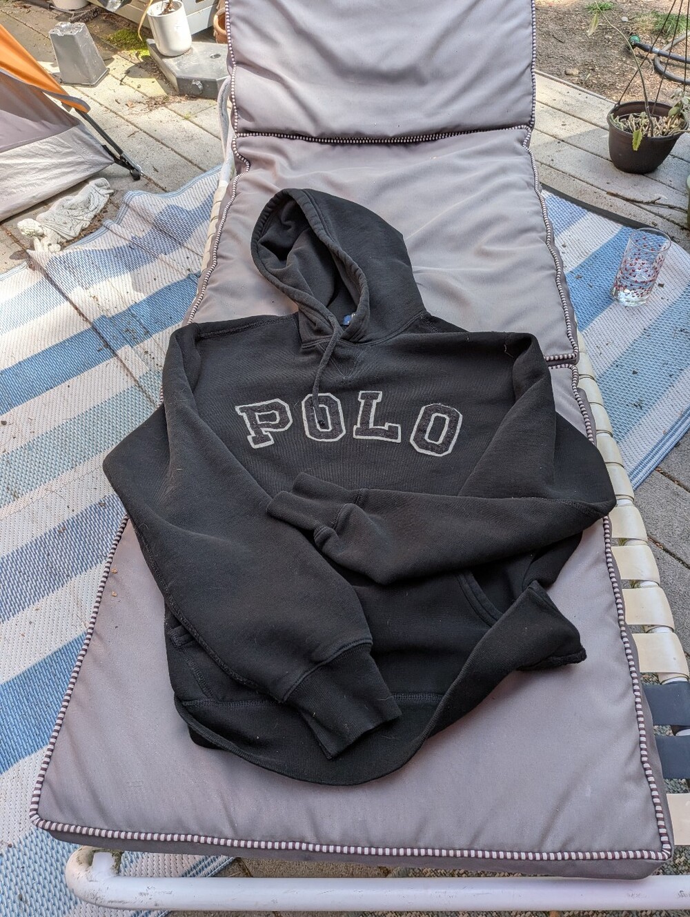 Ralph Lauren Black POLO Pullover Hoodie